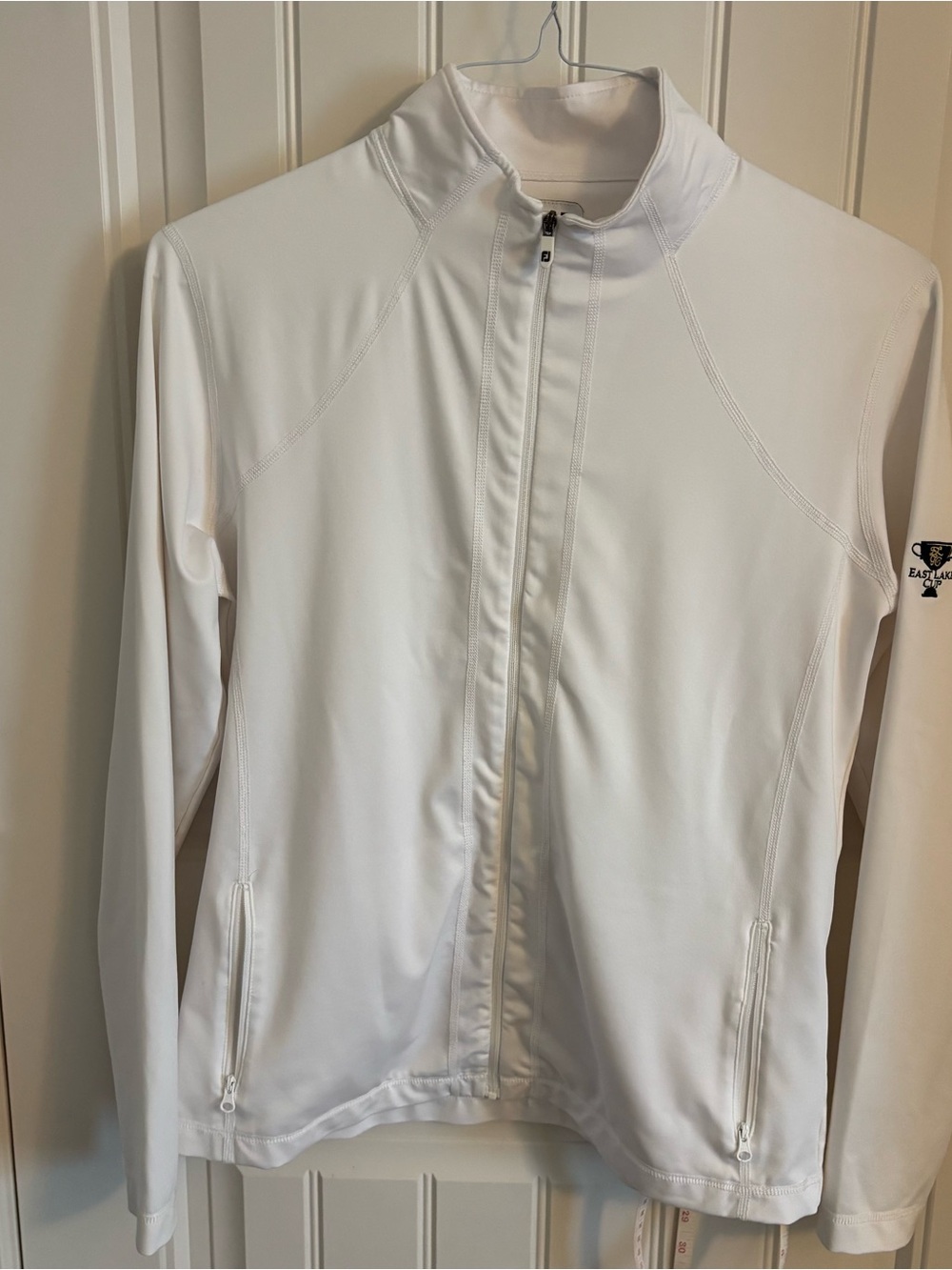FootJoy Women's Full Zip Jacket White Color Size Medium